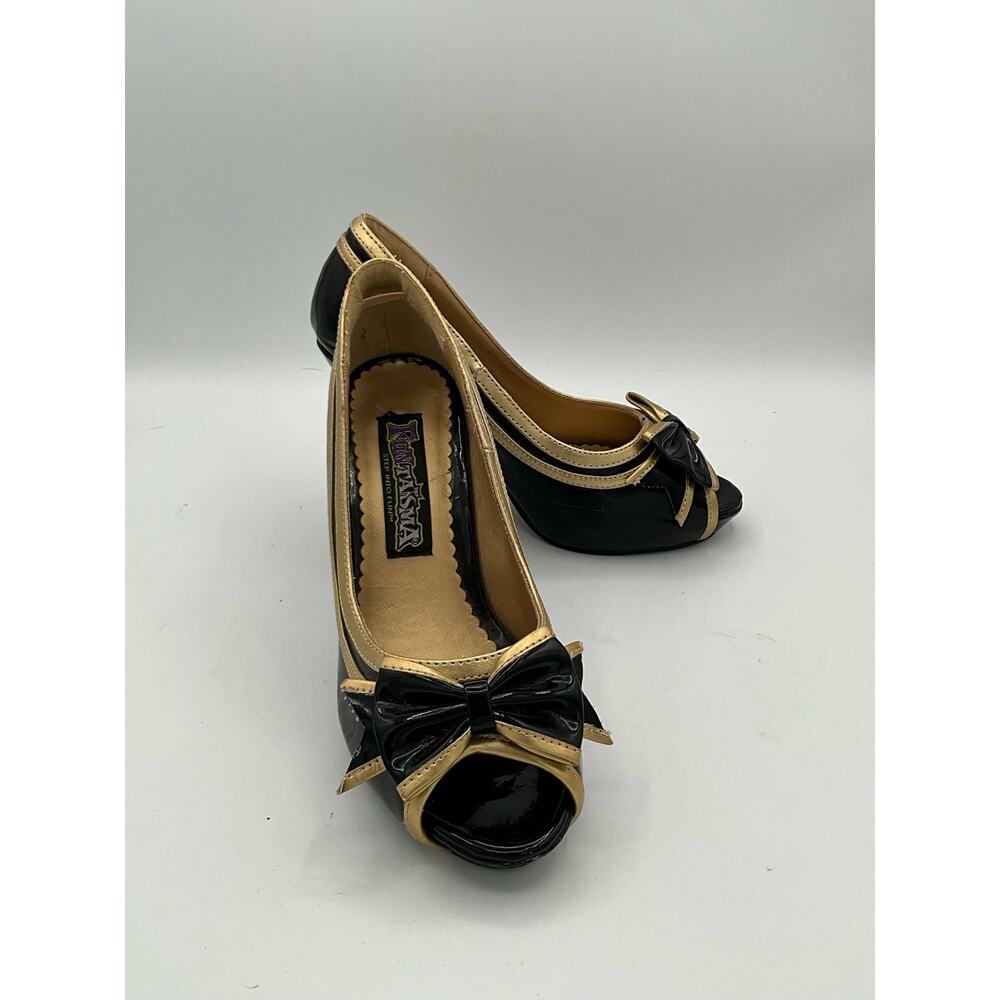 Pleaser Funtasma CONTESSA-06 4" Heel Gangster Mary Jane Pump Women's Size 7.5